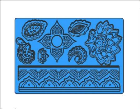 silicone fondant and gum paste mould