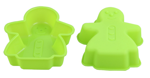 Silicone snowman cake cup