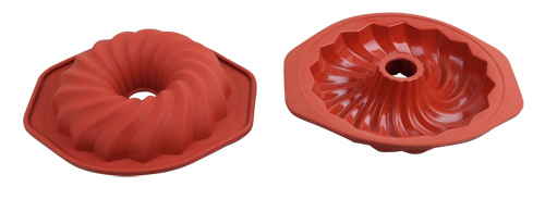 Silicone savarin/bundt cake mold