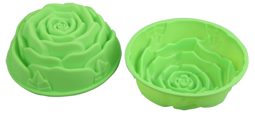 Silicone rose cake mold