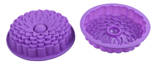 Silicone sunflower cake mold