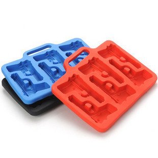 Silicone gun ice mold
