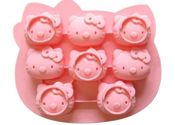 Hello kitty ice mold