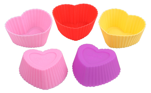 heart baking cup