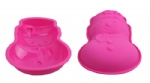 Silicone snowman cake cup