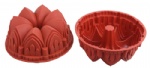 Silicone cathedral cake mold