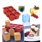 Silicone ice glass