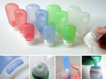 Silicone travel bottle