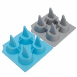 Silicone shark ice mold