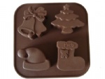 christmas chocote tray