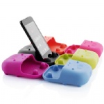 Hippo shape silicone mobile speaker