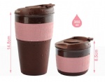 Foldable silicone coffee mug